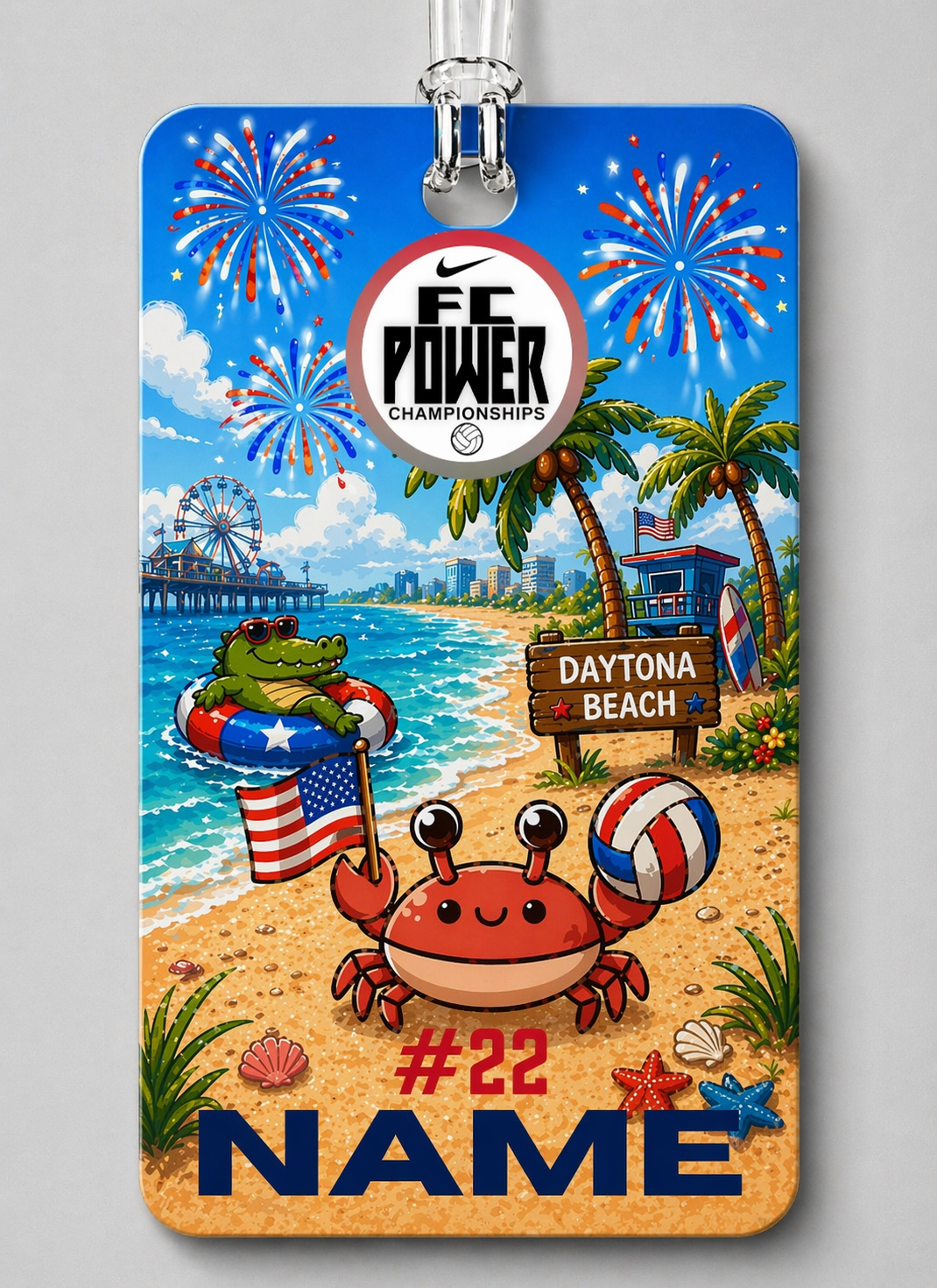Official Bag Tags - Nike FC Power Championship